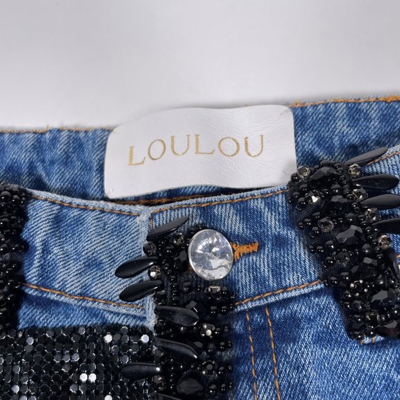 LOULOU The Brand Denim Shorts - Picture 7 of 8